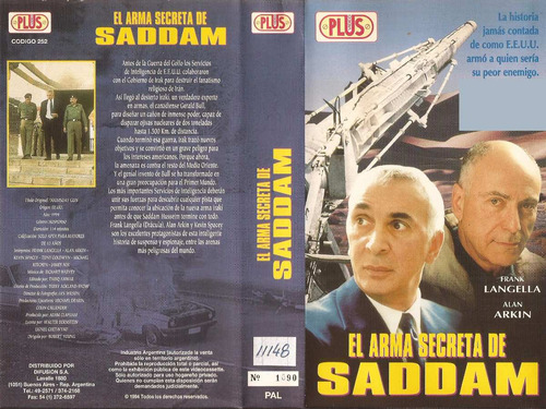 El Arma Secreta De Saddam Vhs Doomsday Gun Frank Langella