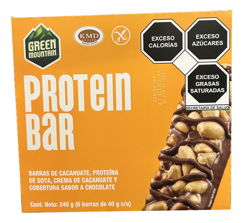 Green Mountain® Protein Bar Caja Con 6 Barras De 40 G C/u