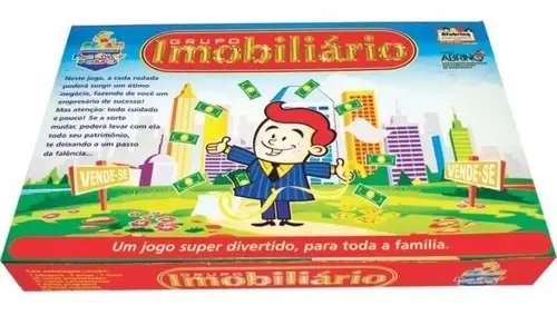 Jogo Tabuleiro Grupo Imobiliário Resam Estratégia e Negociação