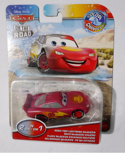 Disney Pixar Cars Mcqueen Viajero Color Changers