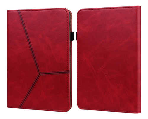 Funda De Poliuretano A Rayas Rojas Para Amazon Kindle Paperw