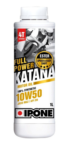 Aceite Ipone Katana 10w50 100% Sintetico Full Power