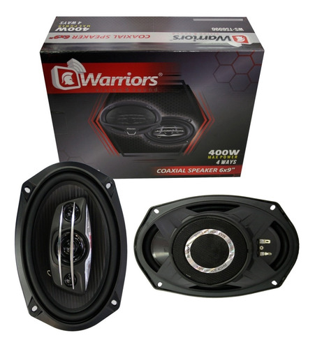 Parlantes De 6x9 Pulgadas Warriors, 400 Watts, Ovalados