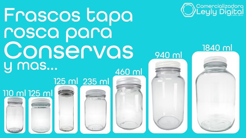 Imagen 7 de 10 de Frasco De Vidrio 7 Oz 200 Ml (72 Pz) Envases Recuerdos Etc