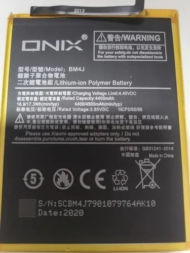 Bateria Compatible Onix Bm4j Para Xiaomi Redmi Note 8 Pro