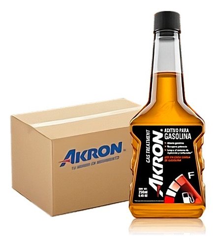 Aditivo Para Gasolina Akron Caja 24 Piezas 250 Ml 3409010