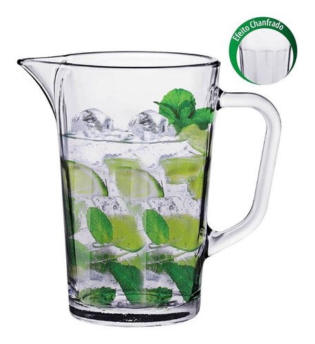 Jarra Ruvolo Maxim de vidrio para agua o zumo de 1,2 litros