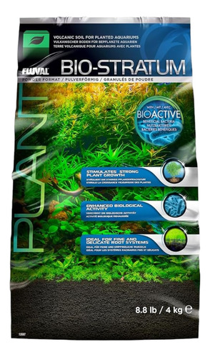 Fluval Bio Stratum 4kg Sustrato Para Acuarios Plantados