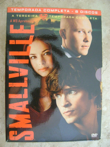 Box Smallville 3 Temporada (6dvds) Novo Lacrado