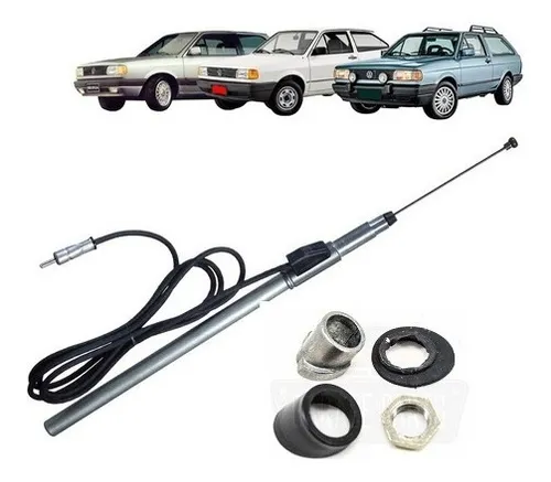 comprar Antena Cromada 4 Estágios C\u002F Cabo Voyage De 1987 A 1994 - G1