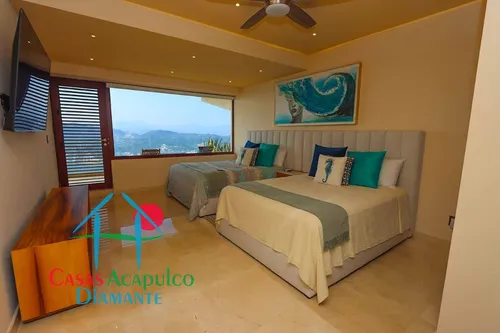 Cad Villa Emiliano. Con Terraza Con Alberca, Sala, Comedor, Bbq Y Vista A La Bahía De Acapulco