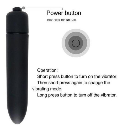 Vibrador masajeador de clítoris Purple Bullet