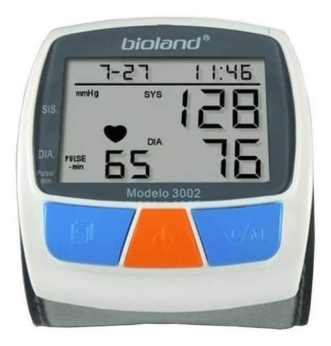 Aparelho medidor de pressão arterial digital de pulso Bioland 3002
