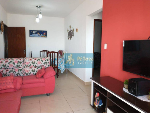 Apartamento Com 2 Dormitórios À Venda, 78 M² Por R$ 280.000,00 - Maracanã - Praia Grande/sp - Ap0896