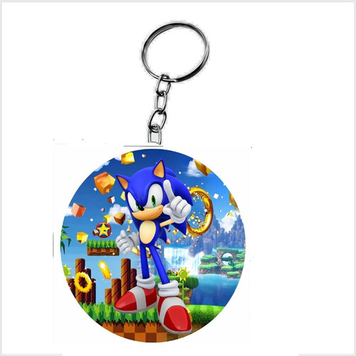 Kit 20un Chaveiro Personalizado Sonic Em Mdf A6