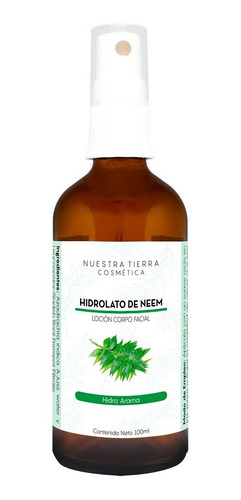 Hidrolato Orgánico De Neem. Acné-repelente-bactericida