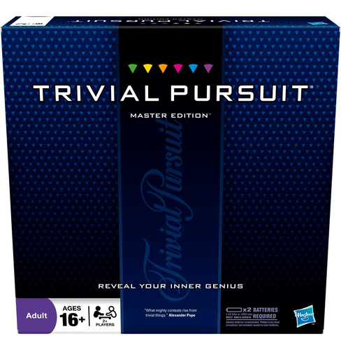 Juego De Mesa Trivial Pursuit Master Edition De Hasbro Gamin