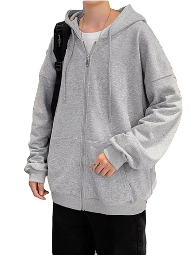 Sudadera Hombre Con Capucha Deportiva Con Cierre Hoodie!