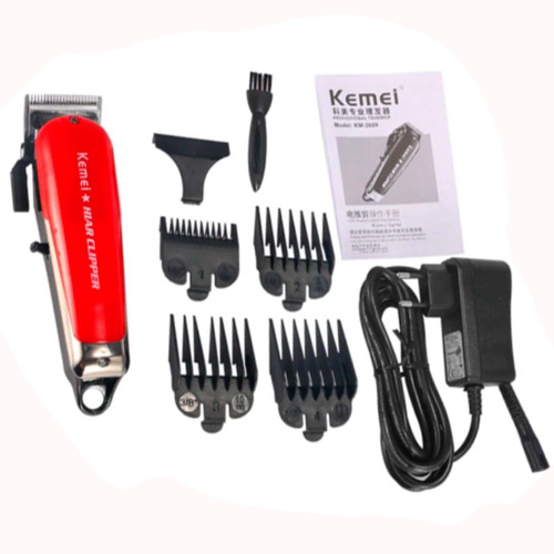 Imagem 4 de 5 de Máquina Aparador De Cabelo Elétrico Kemei 2609 Profissional