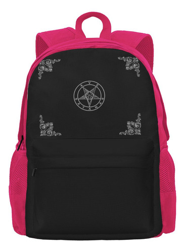 Mochila Baphomet Trend Para Mujer, Mochila Escolar Sat Para