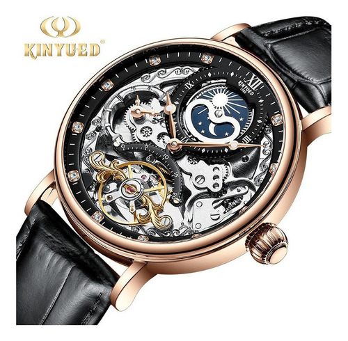 Relojes Mecánicos Kinyued Tourbillon Hollow Out