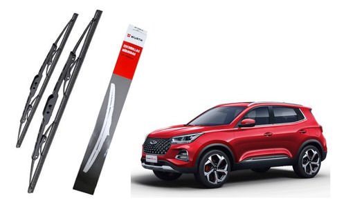 Juego Plumillas Limpiaparabrisas Wurth Para Chery Tiggo 3
