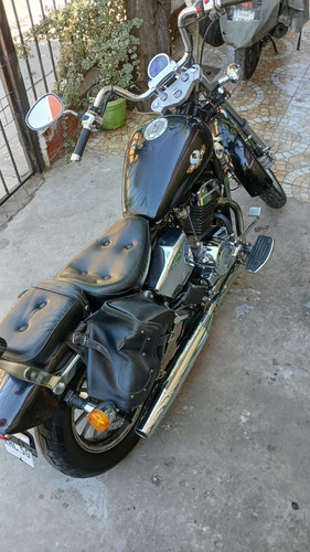 Moto Choper Color Negro Moto 350 Cc Unico Dueño