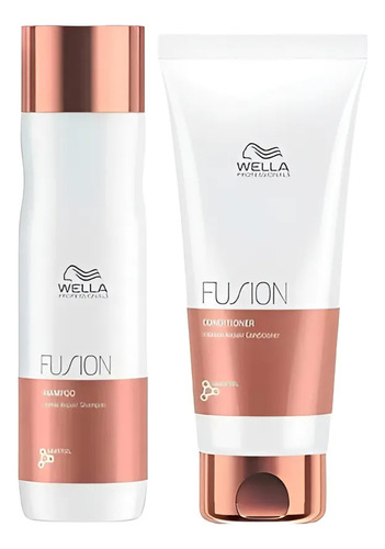 Kit Wella Fusion Shampoo 250 Ml Acondicionador 200ml