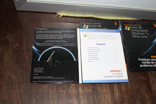 Curso De Computación Windows 7- Office 2010,con 12 Cd Y Guia (Usado)