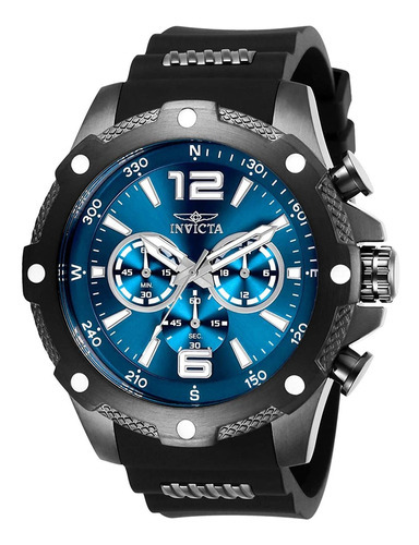 Reloj Invicta Force Para Hombre Ref. 27272 Color de la correa Negro