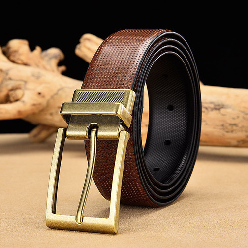 Cinturón Para Hombre Correa De Piel Sintética De Vaca Corr Color Buckleb-belt-black Diseño De La Tela 100cm 32to35 Inch Talla 100cm 32to35 Inch