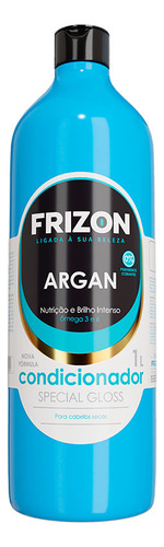 Condicionador Argan Cabelos Hidratados Brilho Intenso 1l