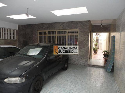 Sobrado Frontal 180m² 3 Dormts. 2 Vagas Próx. Ao Shopping Anália Franco - So0714 - So0714