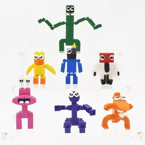 Rainbow friends lego green