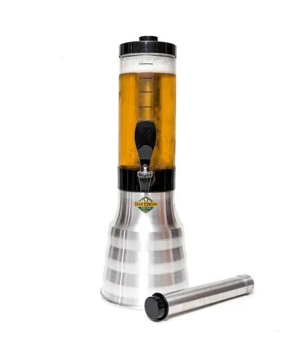 comprar Torre Chopp 2l Base Giratória Copo Removível 2refil Aluminio