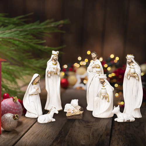 Conjunto De Figuritas De Natividad Tradicional, Exhibición