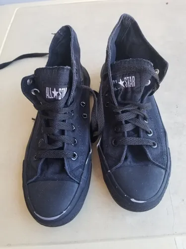 Converse doradas con clearance caña