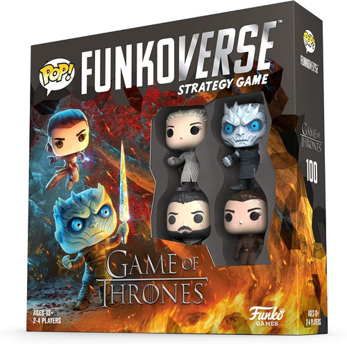 Juego De Mesa Funkoverse Game Of Thrones Jon Snow Daenerys