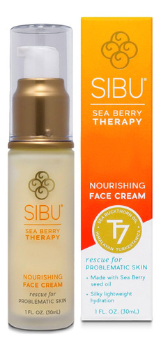 Sibu Belleza Facial Nutritiva Crema, 1 oz, Blanco