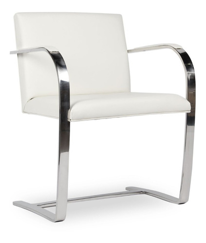 Silla Brno Planchuela Cromada Diseño Clasico Moderno Sillon