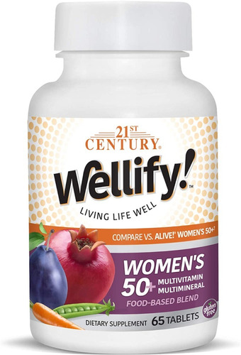 21st Century | Wellify Womens 50+ I 65 Comprimidos I Usa