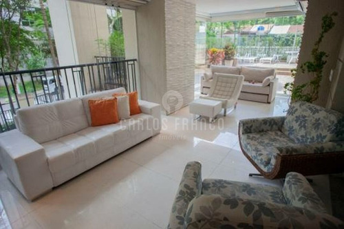 Imagem 2 de 15 de Apartamento Campo Belo - Garden Com Piscina Exclusiva 407 Metros 4 Suites 4 Vagas - Cf80210