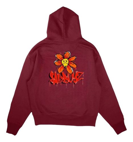 Hoodie Sudadera $ad Boys Frente Flore Atras Corrid Junior H