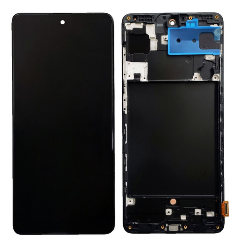 Lcd + Touch Pantalla Completa Samsung A71 A715 Con Marco