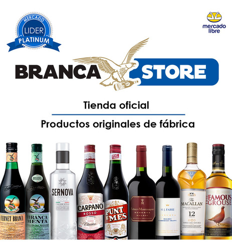 Fernet Branca 750 Ml + Coca Cola Zero 2,25 L De Regalo