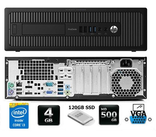 Imagem 2 de 10 de Monitor LG 20pol + Cpu Hp Core I3 4gb 120gb Ssd + 500gb