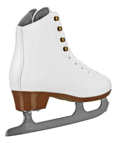 Cascade - Patín De Hielo Para Mujer, Color Blanco, Talla 6