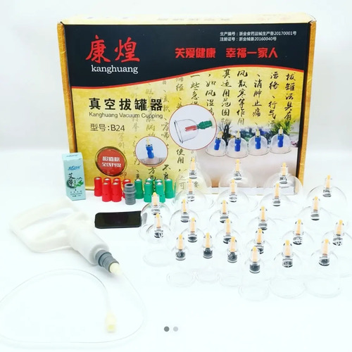 Set Ventosas Cupping Terapéutica Fisioterapia 24pcs