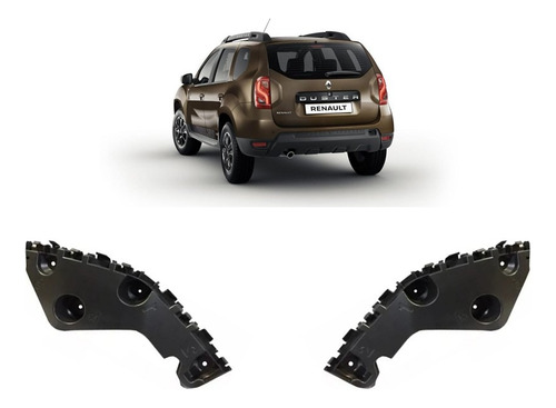 Juego Soporte Paragolpe Trasero Renault Duster Original