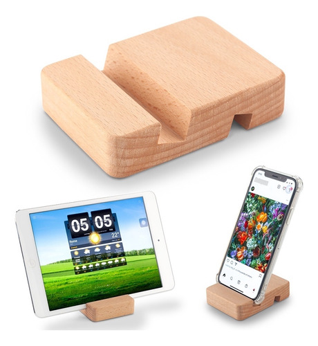 Soporte Para Móviles Y Tablets Bamboo Celulares Dispositivos